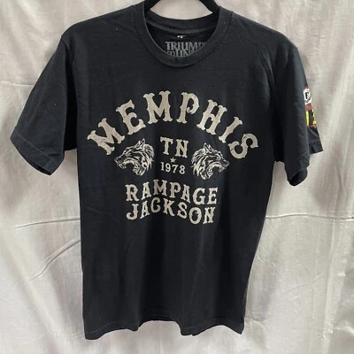 Camiseta Rampage Jackson Memphis Tennessee 1978 negra blanca talla mediana MMA Foto 1 de 4