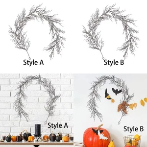 Halloween Branch Garland Artificial Branch Hanging Ornament Halloween Decoration - Picture 1 of 14