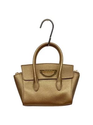 Bolso de hombro Samantha Thavasa en imitación de cuero, dorado, color liso Foto 1 de 4