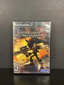 Shadow the Hedgehog Sony PS2 Black Label No Manual Black Label Sonic Tested - Picture 1 of 7