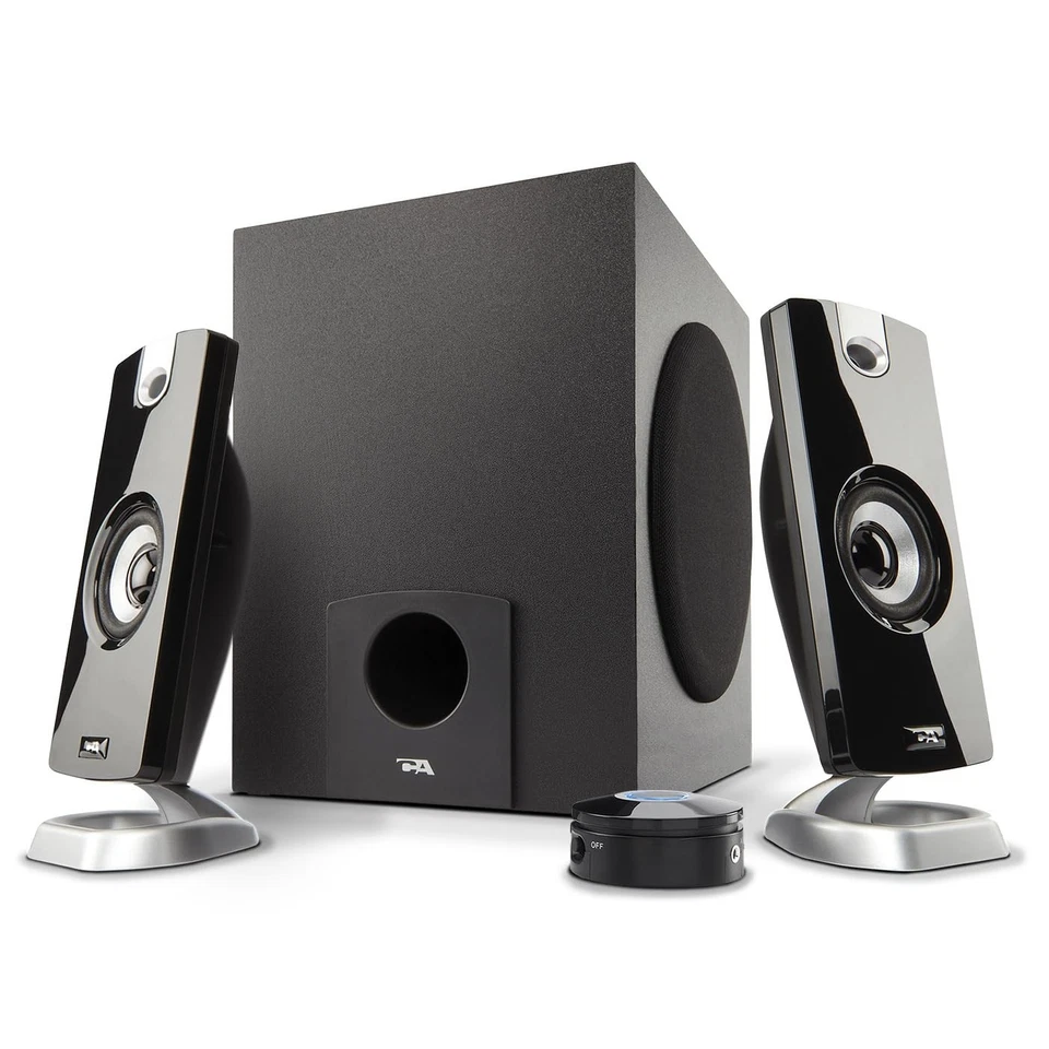 CA-3090 2.1 Speaker System with Subwoofer with 18W of Power – Easy Setup and ... - Image 1 of 4
