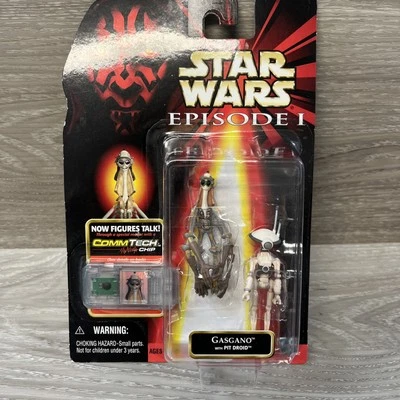 Nuevo Hasbro Star Wars: Episodio 1 - La Amenaza Fantasma Gasgano con Figura Pit Droid Foto 1 de 2