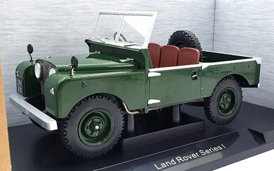 Model Car Group 1/18 Scale MCG18367 - Land Rover Series I - Dark Green - Image 1 of 4