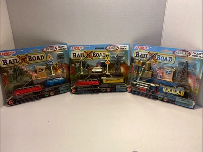 Lot of 3 Suntoys Express Wheels Rail Road Crossing Sets NOC - Image 1 of 4
