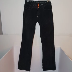 Y2K Earnest Sewn Hutch Slim Bootcut Jeans Mens Sz 32X34 Black USA - Picture 1 of 11