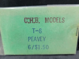 O SCALE On3 On30 1/48 PEAVEY T-6 WHITE METAL UNPAINTED DETAIL PARTS - Picture 1 of 4