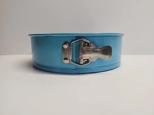 Pampered Chef 9" Teal Springform Pan Cheesecake Pan Never Used No Box - Picture 1 of 14