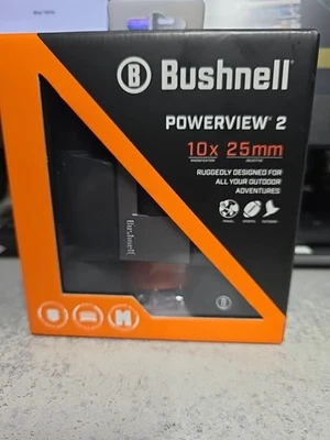 Binoculares Bushnell PowerView 2 prisma de techo 10x25 mm 2,0 plegables BK7 PWV1025 NUEVOS Foto 1 de 4