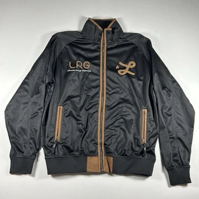 Vintage Y2k LRG Lifted Research Group Mens XL Varsity Bomber Jacket Letterman - Image 1 of 4