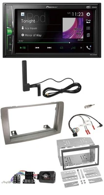 Pioneer MP3 DAB Lenkrad 2DIN Bluetooth Autoradio für Lancia Musa 2004-2012 - Bild 1 von 4