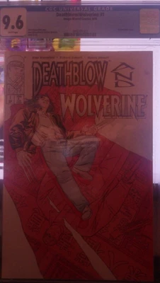 Deathblow and Wolverine #1 1996 Image Marvel Wraparound Cover CGC 9.6 NM - Image 1 of 2