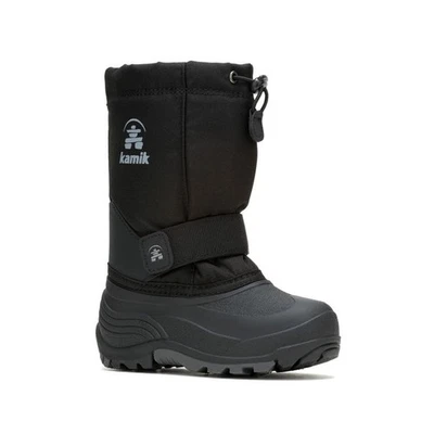 Kamik Unisex Kids' Rocket Black Cold Weather Boot - NK4125-BLK, Black - Image 1 of 4