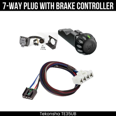 Tekonsha 7Way + Brake Control For 03-09 Dodge Ram 1500 2500 3500 08-09 4500 5500 - Image 1 of 4
