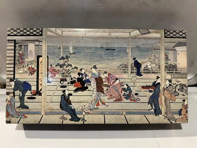 Rompecabezas Moonlight Revelry Springbook vintage 1968 de Kitagawa Utamar0 Foto 1 de 4