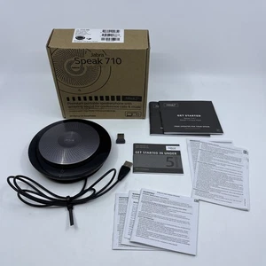Jabra Speak 710 Universal Conference Speaker Phone Bluetooth W/ USB And Dongle - Picture 1 of 5