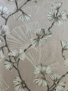 Jane Churchill Fabric Snow Flower Linen Fabric 2 1/2 Yards - Picture 1 of 6