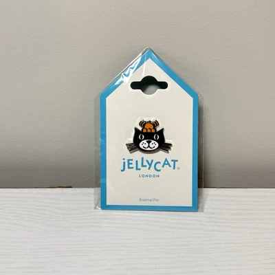 Jellycat Jack Cat Enamel Pin - AUTHENTIC - Brand New Sealed - Perfect for Gift - Image 1 of 2