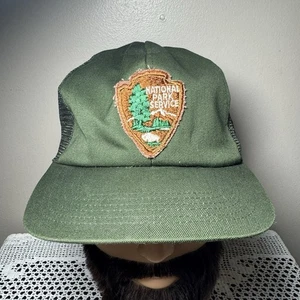 Vintage National Park Service Hat Snapback Mesh USA Made R&R Official Uniform - Picture 1 of 14