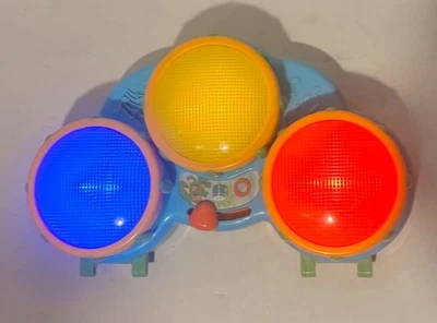 Batería de juguete KIDS II con luces y sonido - naranja, amarillo, azul - funciona probado Foto 1 de 2