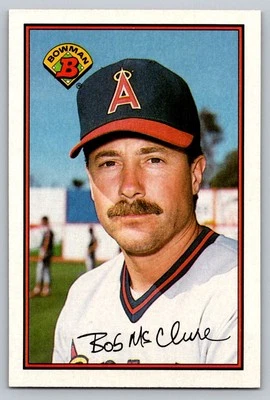 1989 Bowman #43 Bob McClure - Image 1 of 2