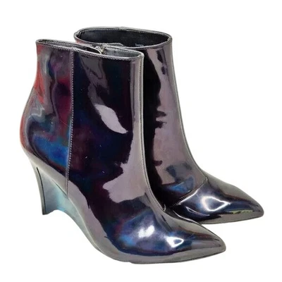 Botines vintage azul puntiaguda talla US 6 Foto 1 de 4