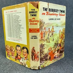 On Blueberry Island The Bobbsey Twins by Laura Lee Hope 1950s HC Childrens - Picture 1 of 13