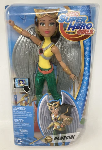2017 Mattel DC Super Hero Girls HAWKGIRL 12" Doll - New in Package Cover