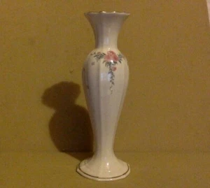 Vintage Lenox. Bud Vase. Pink Rose Pattern. - Picture 1 of 7