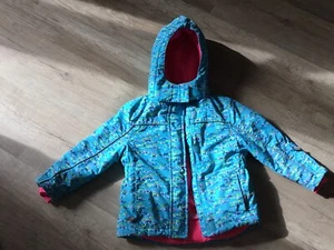 Kinderjacke Gr.104 gefüttert von Topolino neuwertig mit Kapuze bunt - Bild 1 von 10