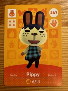 Animal Crossing: New Horizons ACNH Pippy 267 Amiibo Card - Picture 1 of 2