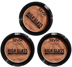 LOT OF 3 - NYX High Glass Finishing Powder, Deep - Picture 1 of 8