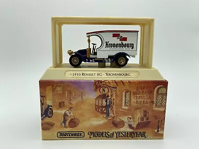 Matchbox Collectibles Great Beers 1910 Renault AG Kronenbourg Brewery YGB07  - Image 1 of 4