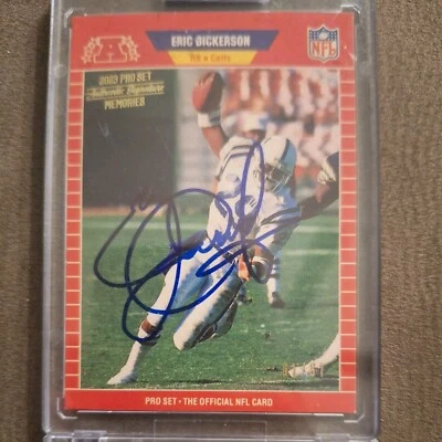 2023 Pro Set Eric Dickerson On Card Auto /67 Colts  - Image 1 of 4