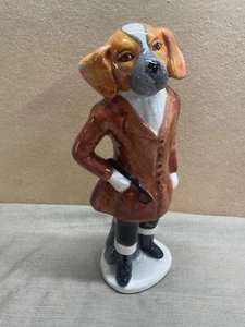 Hunde Figur Fuchs Jagdanzug Keramik Porcalin Figur siehe Bilder - Bild 1 von 24