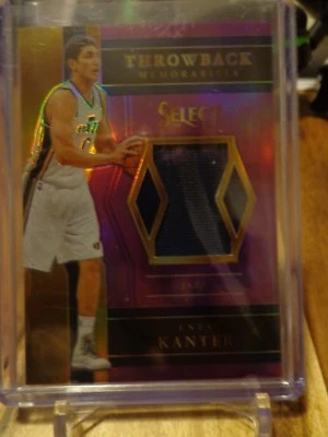 2017-18 PANINI SELECT Enes Kanter /99 jazz jersey card  - Image 1 of 2
