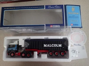 Corgi Ltd Edn CC12212 1:50 Scania série 4 benne en vrac W.H. Malcolm intact - Photo 1/14