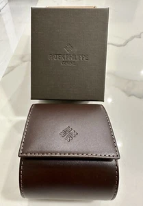 100% Authentic Patek Philippe Watch Travel Leather Case Pouch H997.Travel *NEW - Picture 1 of 5