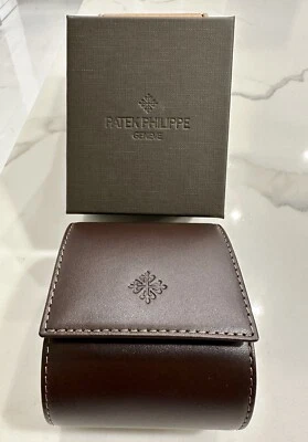 100% Authentic Patek Philippe Watch Travel Leather Case Pouch H997.Travel *NEW - Image 1 of 4