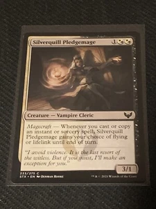 Magic the Gathering Strixhaven Silverquill Pledgemage - Picture 1 of 2