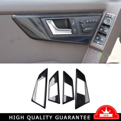 Carbon Fiber Inner Door Handle Bowl Frame Trim For Mercedes-Benz GLK 2013-2015 — 第 1/4 张图片