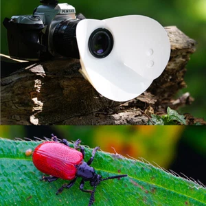 Cubierta reflectora de fotografía macro tablero de luz 46 mm 49 mm 62 mm disparo de insectos - Imagen 1 de 12