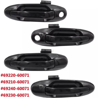 4PCS Exterior Door Handle For Toyota Land Cruiser 100 Series Lexus LX470 1998-07 Foto 1 de 4