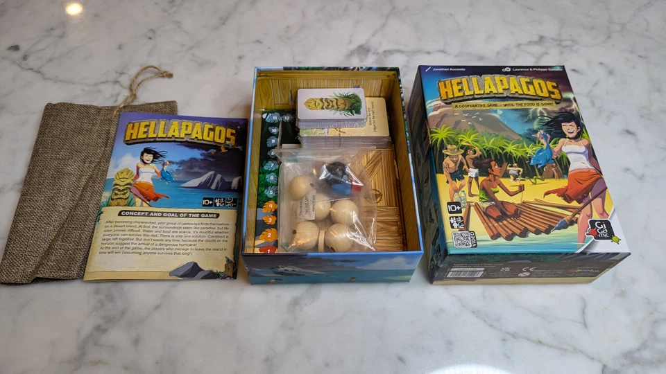 Hellapagos Board Game Open Box - Image 1 of 1