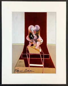 FRANCIS BACON - 11x14 inch Matted Print - FRAME READY - Hand Signed Signature - Picture 1 of 12