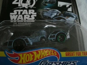 HotWheels Carships 40th Anniversary Star Wars Collector Vehicle/Tie Advanced X1 - Picture 1 of 4