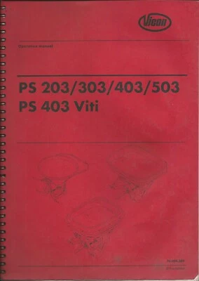 Vicon PS 203/303/403 Viti/503 Pendulum Spreaders Operations Manual 70.008.385 - Image 1 of 2