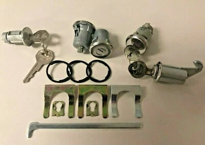 Complete OE Style Lock Set- GM keys for 1965 Chevy II Nova - Image 1 of 4