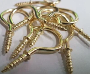 32 mm selbstklebende SCHRAUBÖSEN Tassenhaken AUGENRING HAKEN SCHRAUBEN Aufhängen Gardinendraht - Bild 1 von 2