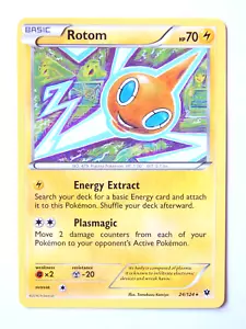 Rotom 24/124 (NM, Pokemon Card, Fates Collide, 2016, Lightning, Rare) - Picture 1 of 2