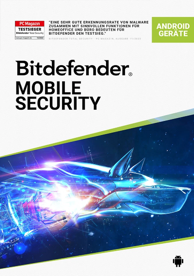 Bitdefender Mobile Security for Android 1-Gerät / 1,5-Jahre - (ESD) / KEY - Bild 1 von 1